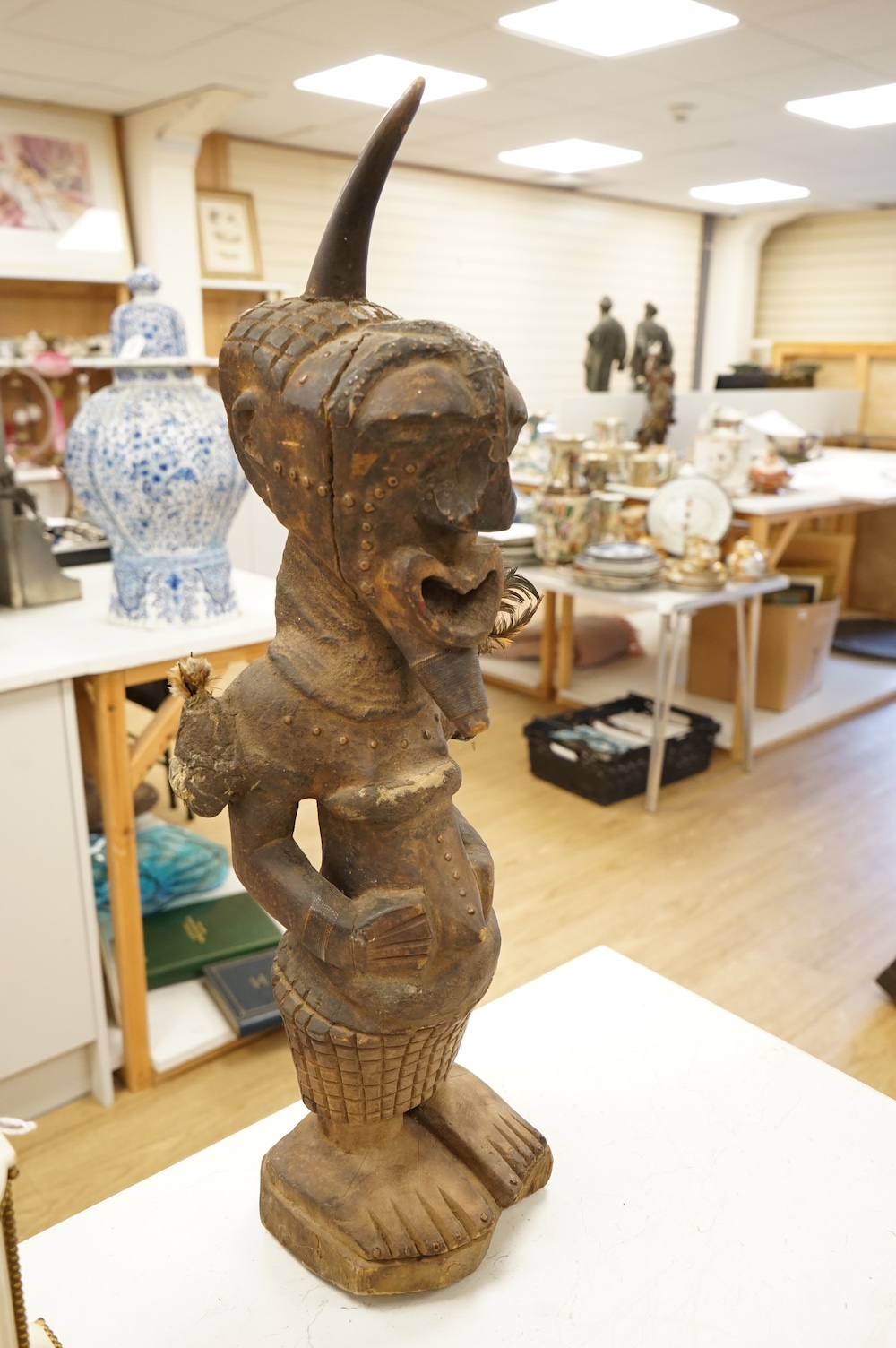 African art - a Songye Nkishi power figure, 62cm